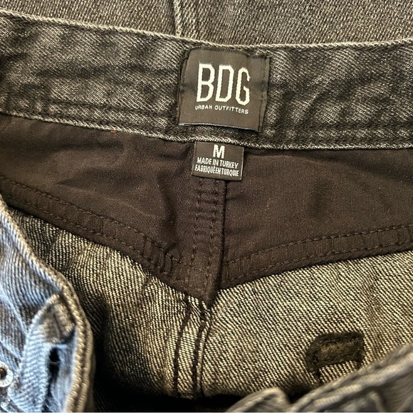 NWT, BDG Urban Outfitters Black Denim Y2K Mini Skirt, Size Medium - Picture 5 of 6